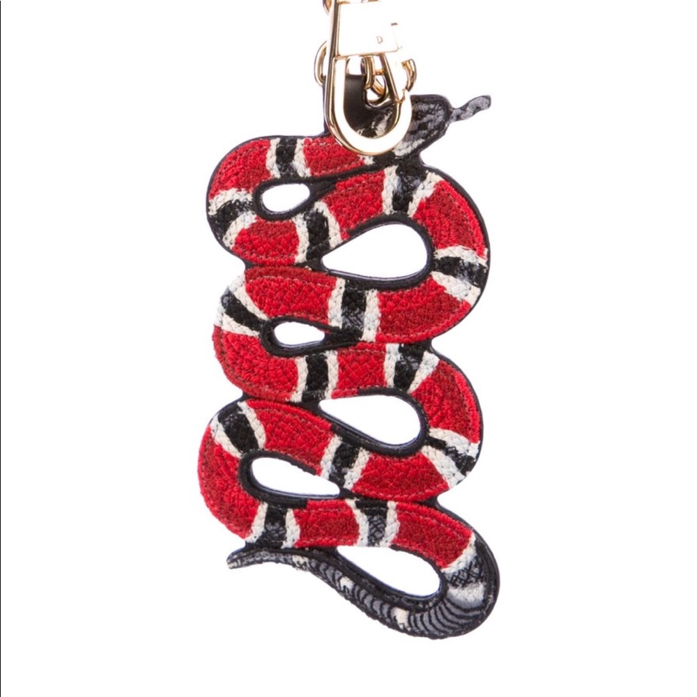 Gucci King snake bag charm or key chain.